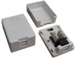 DATACOM Single CAT5E UTP wall socket (dustproof)