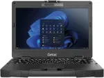 Getac S410G5 rugged 14" notebook with touchscreen, Intel Core i5 4.6GHz, 16GB RAM, 256GB SSD, Windows 11 Pro, MIL-STD 810H, IP53, Wi-Fi 6E, Thunderbolt 4, bright 1000 cd display, QWERTZ backlight keyboard.