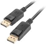 LANBERG Displayport M/M 19 PIN V1.2 Kabel 0,5m 4K schwarz