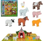 MALIK Malblo Magnetic Mini Farm Animals Set