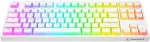 Klaviatuur RAMPAGE mechaniczna TKL GHOST Huano Red Switch biała