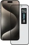 OBAL:ME Privacy 5D Tempered Glass for Apple iPhone 15 Pro Max Black