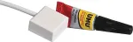 Abus Potenzialfreier Glasbruchmelder mit Kleber (wei&szlig;)