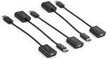 StarTech.com DISPLAYPORT TO VGA ADAPTER 5PK 1920X1200 - MONITOR DONGLE - 5PK