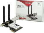 V&otilde;rgukaart Inter-Tech DMG-33 Netv&aelig;rksadapter PCI Express x1 1300Mbps