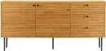 Home4you Kummut LINE 150x40xH74cm, tammedekooriga melamiin