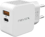 Nevox USB PD TYPE C + QC3.0 / PPS (white, 30 watts)