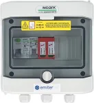 EMITER Switchgear attached AC hermetic IP65 EMITTER with AC Dehn type 2 surge protective device, 16A 1-F, RCD type A 40A/300mA