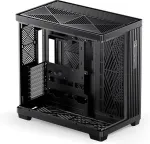 Korpus Jonsbo TK-4 Geh&auml;use, Midi-Tower, ATX, Tempered Glass - schwarz