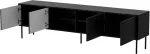 Cama MEBLE Cama CORTINA 4D TV cabinet 200x40x55 black