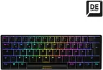 Klaviatuur SHARKOON DE layout - SKILLER SGK50 S4, gaming keyboard (black, Kailh Brown)