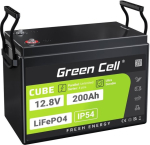 GREEN CELL LiFePO4 battery 200Ah 12V/12.8V 2560Wh