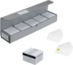 EVOLIS PVC Blank Pre-Punched Cards - Polyvinylchlorid (PVC) - 20 mil - 100 Karte(n) Karte
