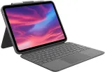 Klaviatuur Logitech Combo Touch QWERTY US International Smart Connector Gray