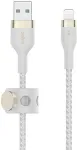 Belkin Flex Lightning/USB-A 2m mfi cert., white CAA010bt2MWH