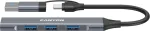Canyon hub DS-02 4in1 USB-A/C Grey