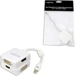 Logilink Adapter Mini DisplayPort -> HDMI+DVI+DisplayPort