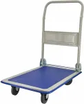 AWTOOLS AW WAREHOUSE TROLLEY 4-WHEEL 300KG PLATFORM 90x60cm