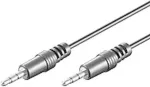 MEDIARANGE Audio Kabel 3,5mm Stereo Jack 1.00m black