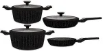 No name COOKWARE SET 7 PCS SILICON LID BR-1520
