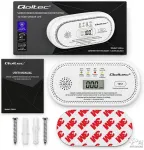 QOLTEC Wireless carbon monoxide CO detektor 85dB alarm