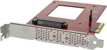 No name Kontroller Icy Dock We-Ra. IcyDock 1x U2 / U3 Pcie 4.0 NVMe SSD Oculink Slim &uuml;hendusega