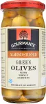 Gourmante Rohelised oliivid mandlitega soolvees 370ml