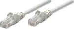 Intellinet - Patch-Kabel - RJ-45 (M) - RJ-45 (M) - 45cm - UTP - CAT 5e - gepresst, glatt - Grau (318228)