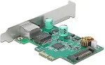 Delock PCI Express x1 Netzwerkkarte 2,5 Gigabit LAN 1 x RJ45 mit PoE+ RTL8125