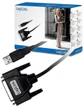 2direct Logilink | USB 2.0 adapter to Paralel (LPT) DB25 , 1,8m | USB-A to LPT USB A male | DB25