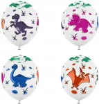 PartyDeco &otilde;hupall, 6 tk, 30 cm, dinosaurused
