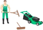 Bruder bworld gardener with lawn mower - 62103
