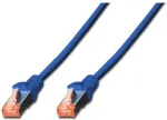 Digitus Patchkabel Cat6 S/FTP 2xRJ45 5.0m blau Hebelschutz Polybeutel