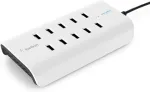 Belkin 10-PORT USB-CHARGING STATION 120W 2.4A PER PORT WHITE