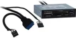 Inter-Tech Multicardreader CI-01, card reader (black)