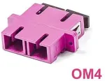OEM Optical coupler SC/PC multi mode 50/125 duplex OM4