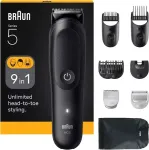 Braun Series 5 All-In-One Style Kit AIO5540, Hair Clipper Black, 9-in-1