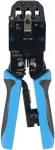 W-STAR Crimping pliers RJ45 WS200R RJ50, RJ45, RJ12, RJ11 ratchet, solid with cutter