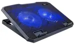C-TECH Cooling pad CLP-140, 15.6", 2x 140mm, 2x USB, blue backlight