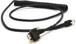 ZEBRA - Stromkabel - USB (M) Verriegelung - 3,66 m - gewickelt - f&uuml;r Zebra DS3608, DS3678, LI3608, LI3678 (CBA-UF2-C12ZAR)