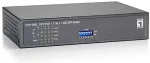 LevelOne FGP-1000 - Switch - 8 x 10/100 (PoE+) + 1 x 10/100/1000 + 1 x Fast Ethernet/Gigabit SFP - Desktop, wandmontierbar - PoE+ (520831)