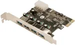 2direct Logilink PCI Express Karte, 4x USB 3.0