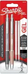 Sharpie 2x1 S-Gel Metal Steel Grey + Rosegold 0,7 mm + 2 Minen