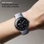 SPIGEN Kaitsekile EliteShield EZ Fit, Google Pixel Watch 5 (45mm) / Watch 4 (45mm) / Watch 3 (45mm), komplektis 2tk,
