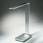 Tiros S LAMPKA BIURKOWA 48 SMD LED 10W 580 LUMEN&Oacute;W /SREBRNA