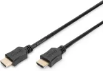Assmann DIGITUS HDMI High Speed mit Ethernet Anschlusskabel, 10m, sw