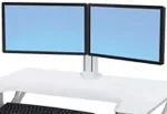 Ergotron WorkFit Dual Monitor Kit - Wagen-Upgrade-Kit f&uuml;r 2 Monitore - wei&szlig; - Bildschirmgr&ouml;&szlig;e: 61cm (24) (97-934-062)
