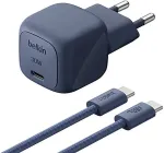 Belkin BOOST Charge USB-C/USB-C 30W PD in+cbl WCA008kq2MBL-B6