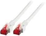EFB RJ45 Patchkabel S/FTP Cat.6 LSZH 0.50m wei&szlig;