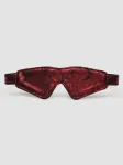 Lovehoney Fifty Shades of Grey Sweet Anticipation Reversible Faux Leather Blindfold Black, Red
